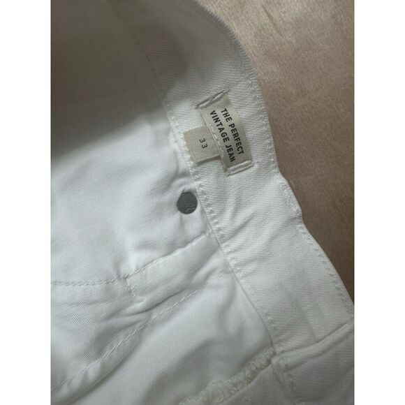 Madewell The Perfect Vintage Jean in Tile White Size 33 New Retail $128 - Picture 4 of 7
